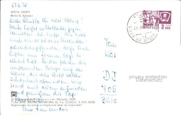 Jalta Yalta Krim Crimea Hafen – Bild 2