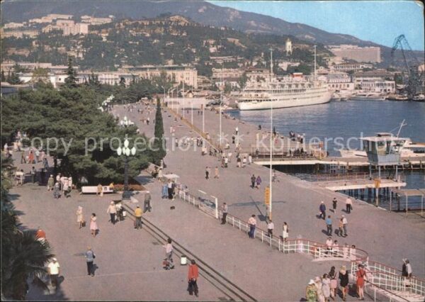Jalta Yalta Krim Crimea Lenin Promenade