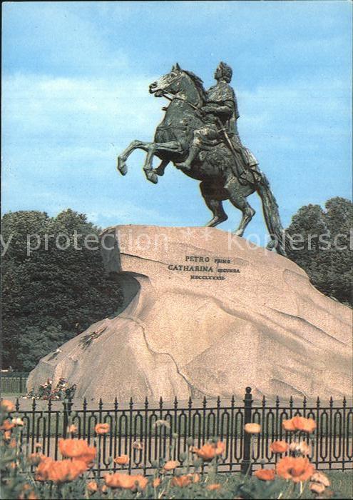 St Petersburg Leningrad Peter I Denkmal