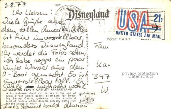 Disneyland Orlando Sleeping Beauty Castle Fantasyland – Bild 2