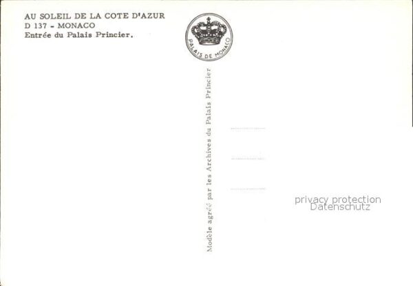 Monaco Entre du Palais Princier – Bild 2