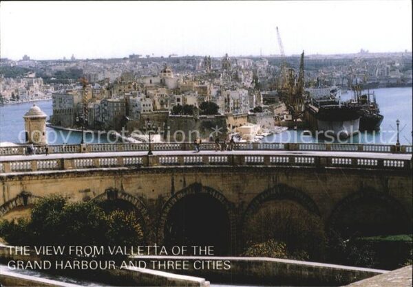 Valletta Malta Grand Harbour and Three Cities