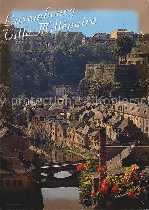 LUXEMBOURG  Luxemburg Alzette pittoresque au Grand Vue sur Ba