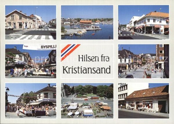 Kristiansand Orts und Teilansichten
