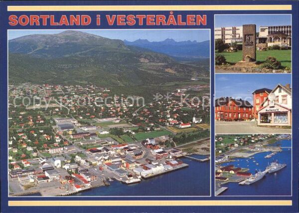 Sortland Fliegeraufnahme Teilansichten