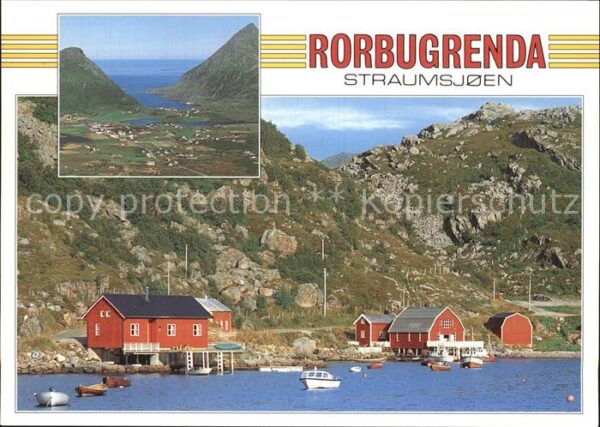 Straumsjoen Rorbugrenda med fiskerestauranten Dempe