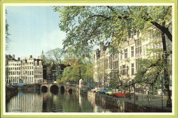 Amsterdam Niederlande Alte Giebel auf dem Herengracht