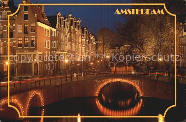 Amsterdam Niederlande Keizersgracht Leidsegracht