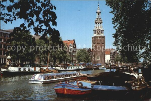 Amsterdam Niederlande Gracht Munttoren