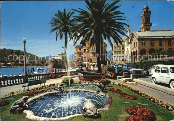 Rapallo Frösche Brunnen
