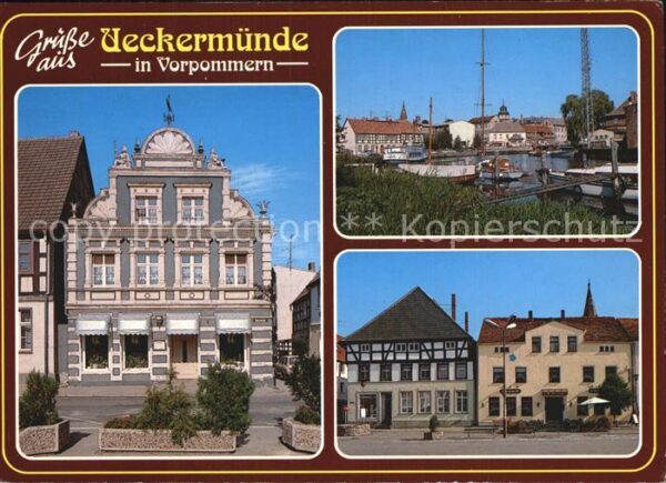 Ueckermuende Teilansichten Hafen