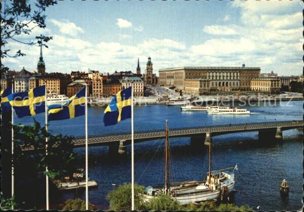 Stockholm Kungliga Slottet och Strömbron