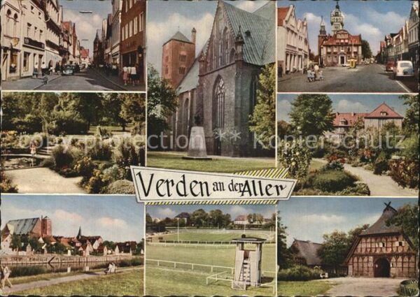 Verden Aller Orts und Teilansichten Kirche Park Fach