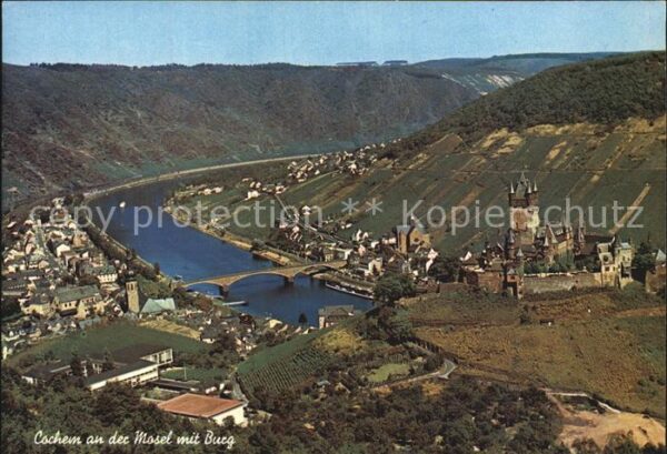 Cochem Mosel Panorama mit Burg