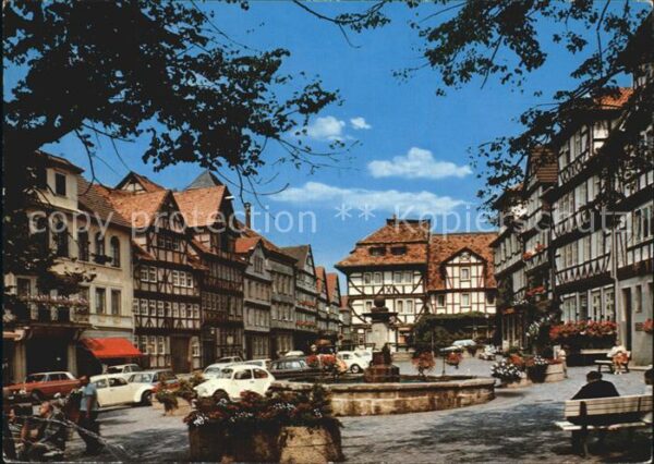 Bad Sooden-Allendorf Marktplatz Brunnen