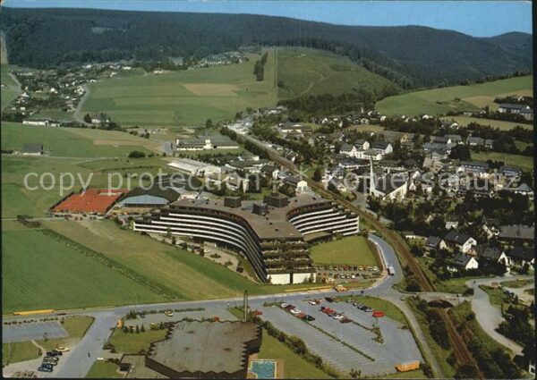 Willingen Sauerland Blick zum Sauerlandstern Fliegeraufnahm
