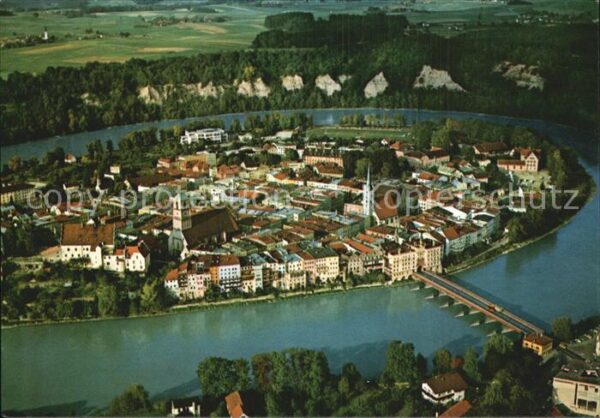 Wasserburg Inn Fliegeraufnahme