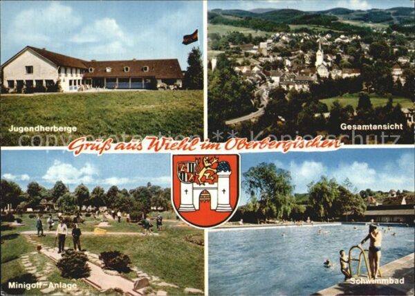Wiehl Oberbergischer Kreis Jugendherberge Gesamtansicht Minigolf A