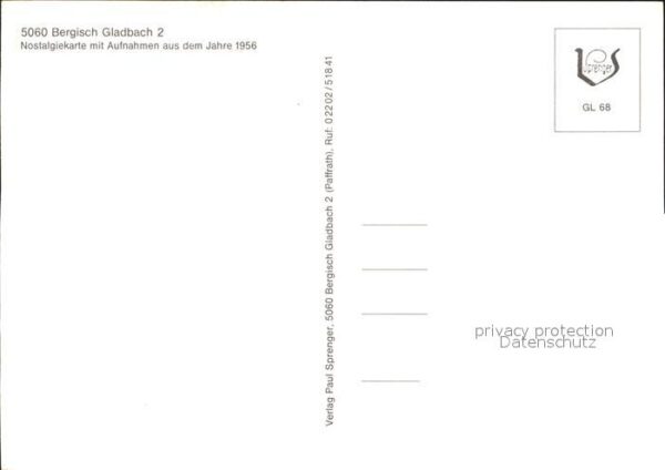 Bergisch Gladbach Motive aus 1956 – Bild 2