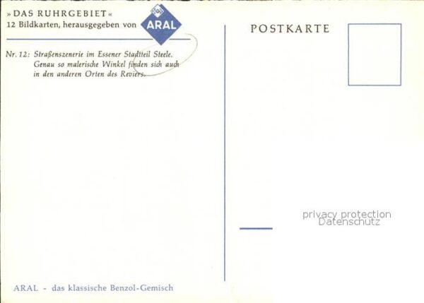 Steele Ruhr Strassenszenerie Malerische Winkel – Bild 2