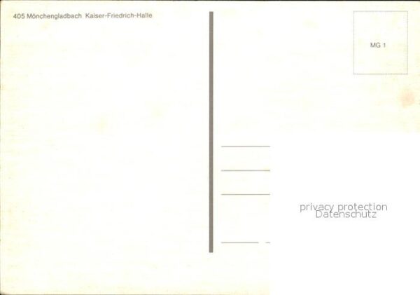 Moenchengladbach Kaiser Friedrich Halle – Bild 2