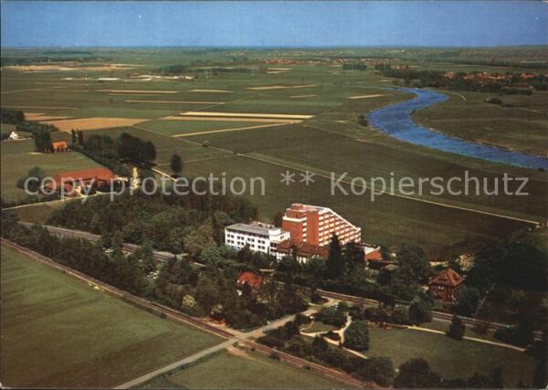 Petershagen Weser Westfälisches Bauernbad Fliegeraufnahme