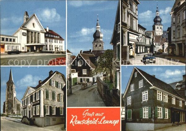 Remscheid Bahnhof Kirche Museum Ortsmotiv