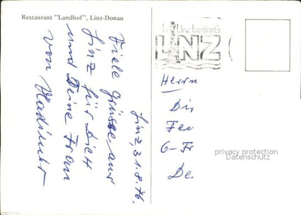 Linz Donau Restaurant Landhof Terrasse – Bild 2