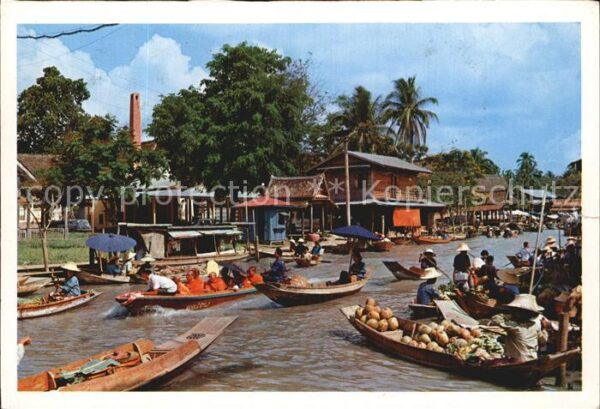 Bangkok Floating Markte Wat Sai