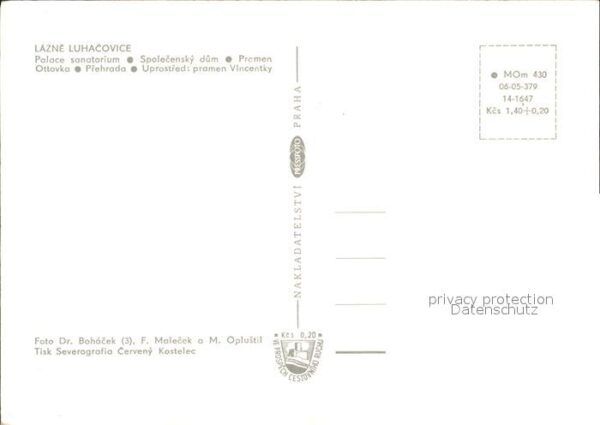 Lazne Luhacovice Palace sanatoriu Spolecensky dum Premen – Bild 2