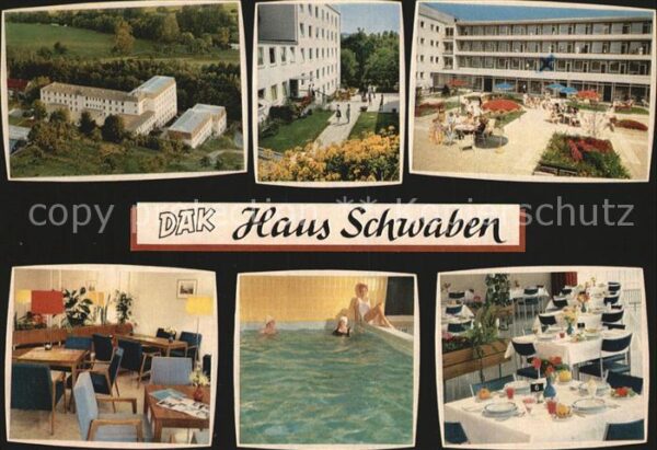 Bad Mergentheim DAK Haus Schwaben Gastraum Park Schwimm