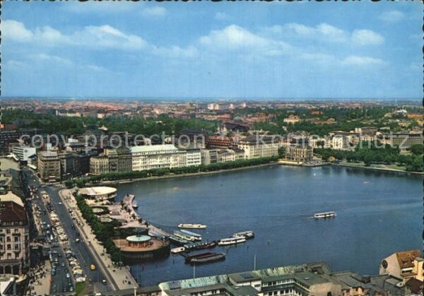 Hamburg Jungfernstieg und Binnenalster