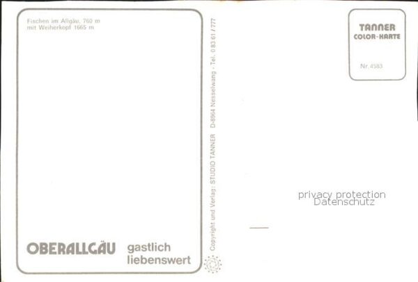 Fischen Allgaeu mit Kirche und Weiherkopf – Bild 2