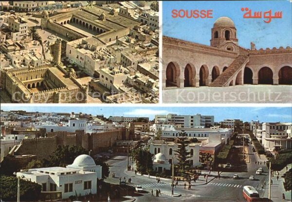 SOUSSE  Tunesie Fliegeraufnahme Teilansichten