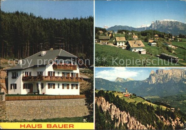 Klobenstein Ritten Haus Bauer Panorama