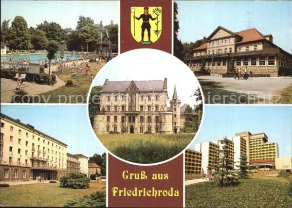 Friedrichroda Schwimmbad Schloss Reinhardsbrunn Parkh