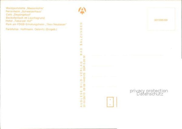 Tabarz Waldgaststätte Massemühle Ferienheim Ca – Bild 2