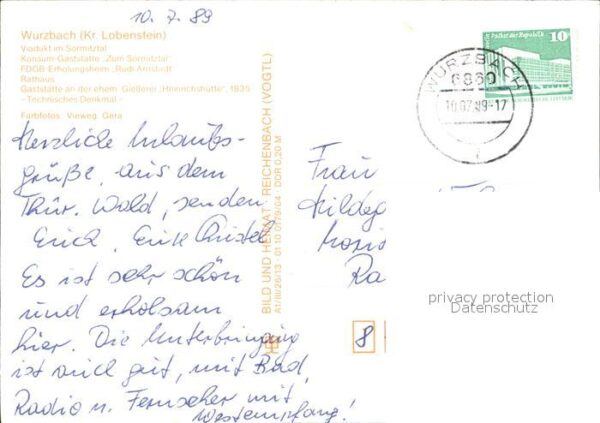 Wurzbach Viadukt Sormitztal Konsum Gaststätte FD – Bild 2
