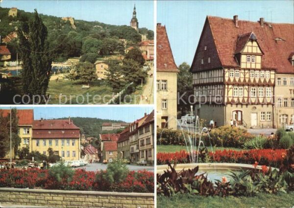 Bad Frankenhausen Soleschwimmbad Anger Historischer Fachw