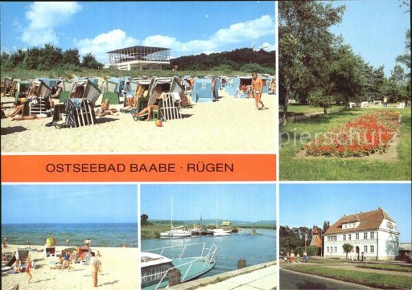 Baabe Ostseebad Ruegen HO Gaststätte Anlagen Konzertplatz Stra