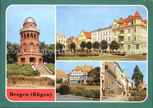 Bergen Ruegen Ernst Moritz Arndt Turm Karl Marx Platz