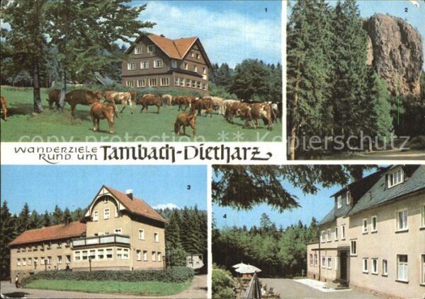 Dietharz Tambach Wanderziele Friedensplatz Kirche Neubau