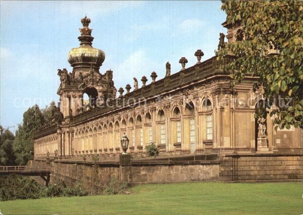 Dresden Zwinger Kronentor mit Langgalerie