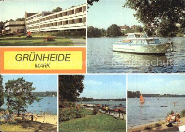 Gruenheide Mark Erholungsheim am Werlsee Peetzsee Stran