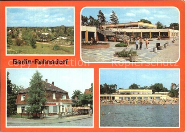 Rahnsdorf Berlin Teilansicht Strandbad Müggel Cafe