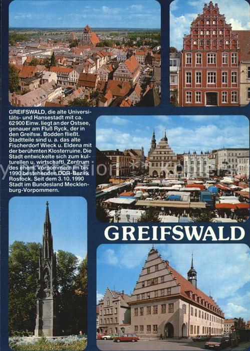 Greifswald Universitätsstadt Hansestadt Giebelhaus