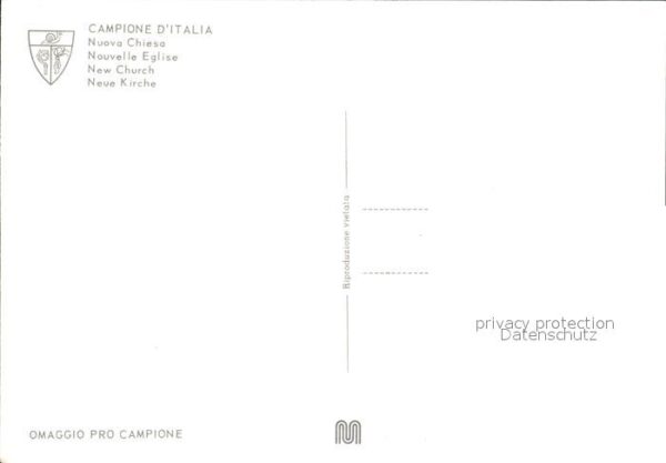 Campione d Italia Nueva Chiesa Neue Kirche – Bild 2