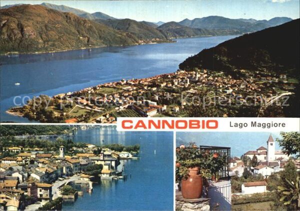 Cannobio Lago Maggiore Panorama Alpen