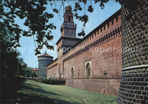Milano Castello Sforzesco Sforza Schloss Gesch