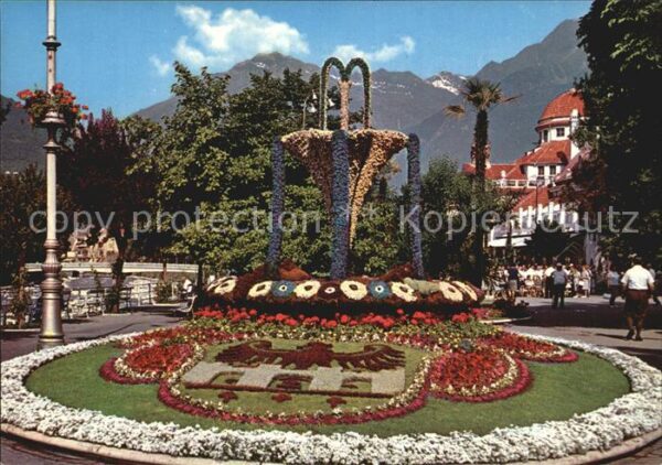 Meran Merano Passeggiata Casino Kurpromenade Blumenb